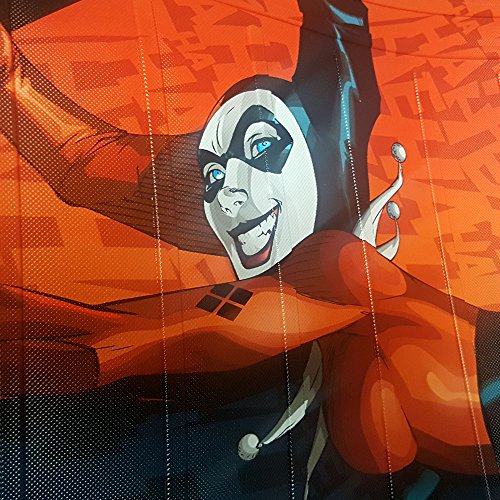 Yupbizauto 8 Pieces DC Comic Harley Quinn Car Seat Covers Floor Mats Set with Air Freshener - Yupbizauto