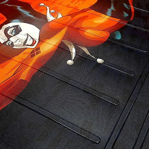Yupbizauto A Pair DC Comic Harley Quinn Auto Truck SUV Car Front Floor Mats Set with Air Freshener - Yupbizauto