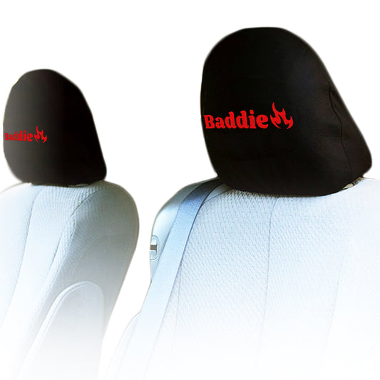 Baddie design headrest cover by pair 