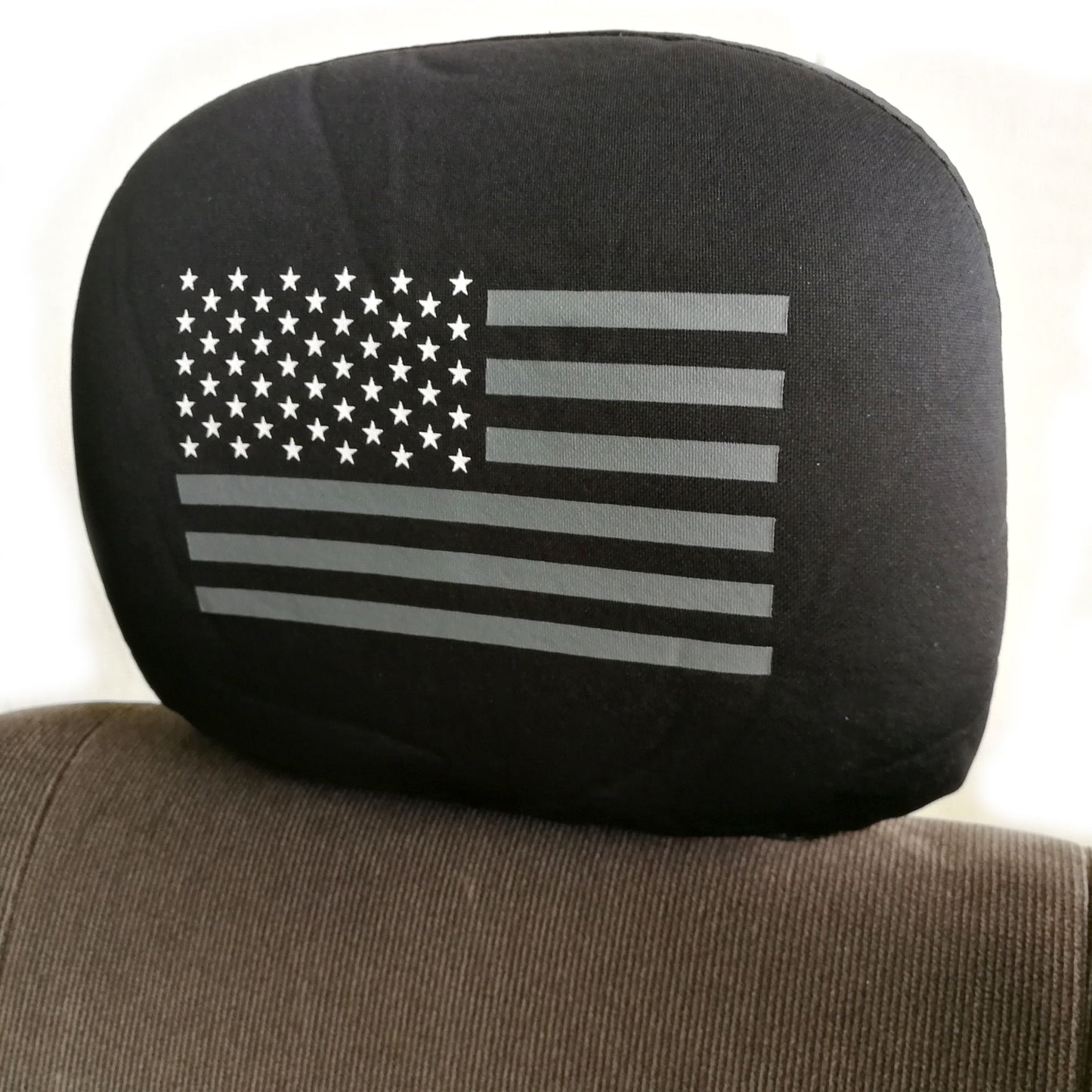 America Flag Design Auto Truck SUV Car Seat Headrest Cover  actual photo