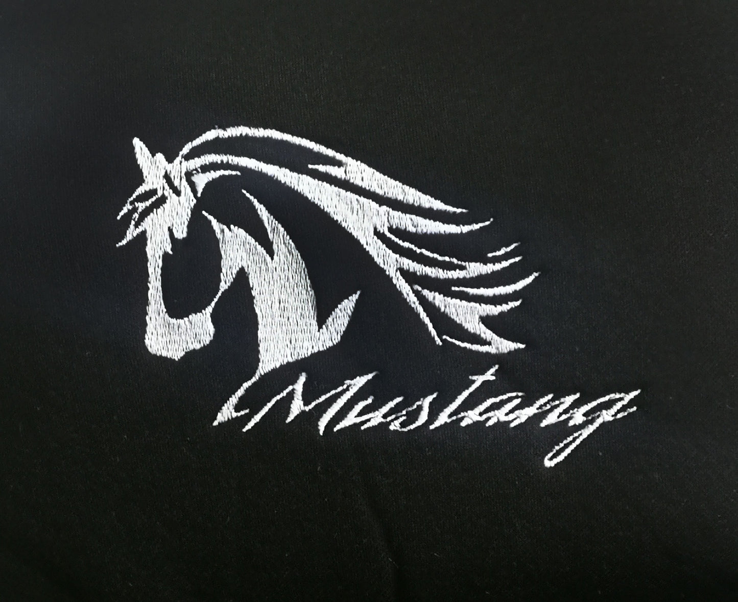 Embroidery Mustang Logo Design Auto Truck SUV Car Seat Headrest Cover Accessory 1 Piece - Yupbizauto
