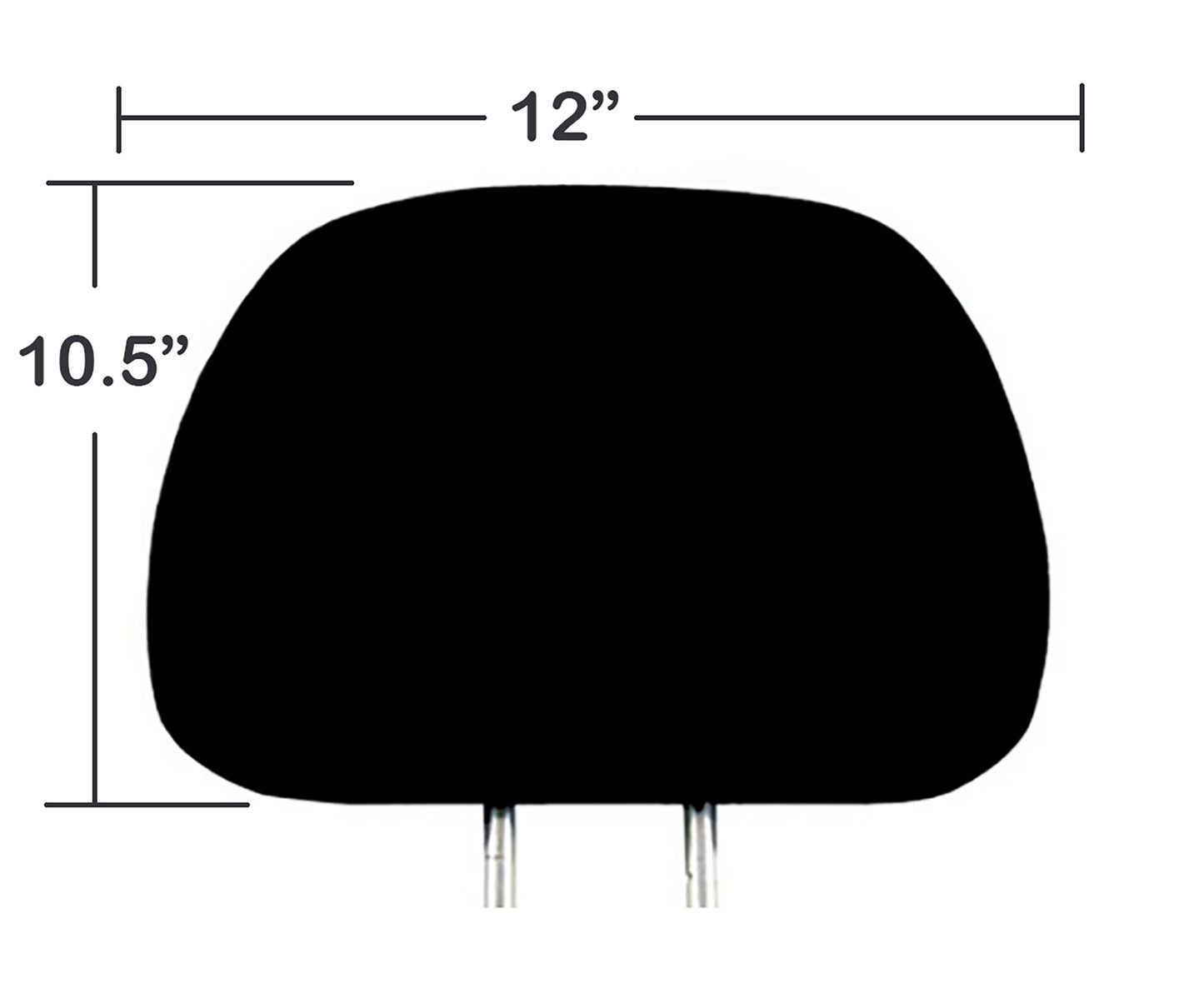 headrest cover size chart